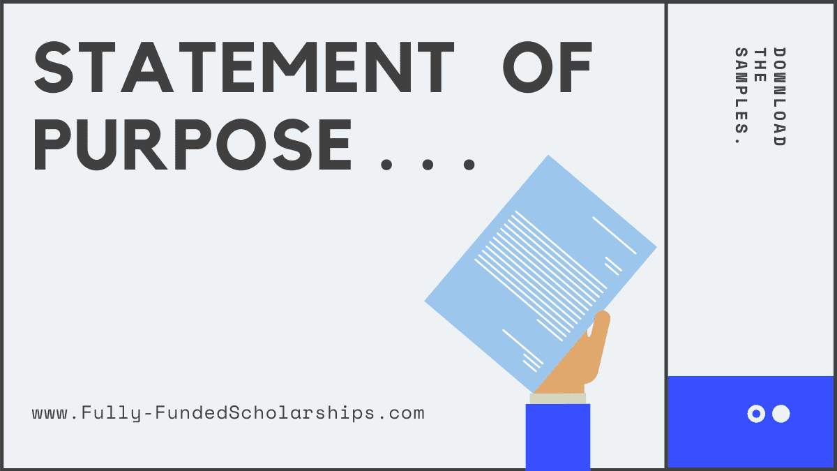 Statement of Purpose (SOP) for Scholarship Applications 2023