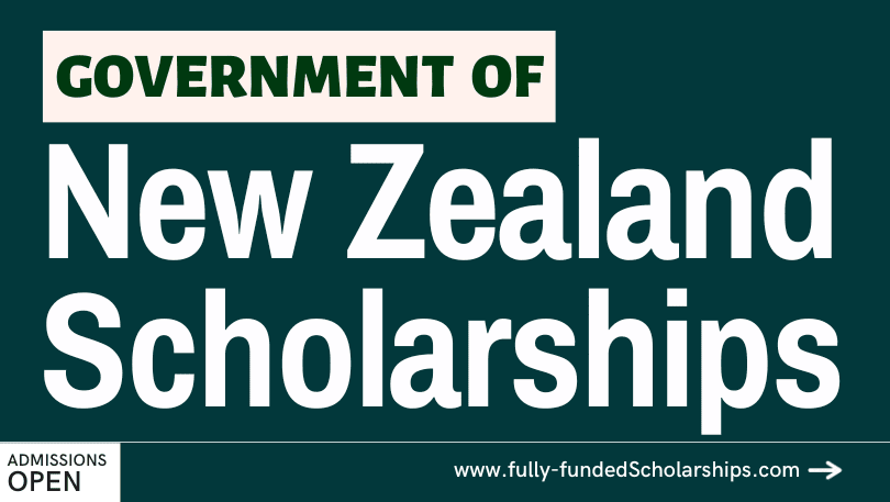 Government of New Zealand Scholarships 2023-2024