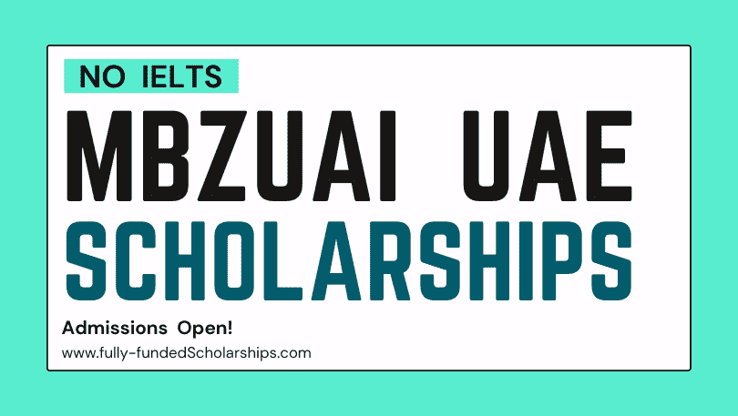 MBZUAI UAE Scholarships 2024 for International Students