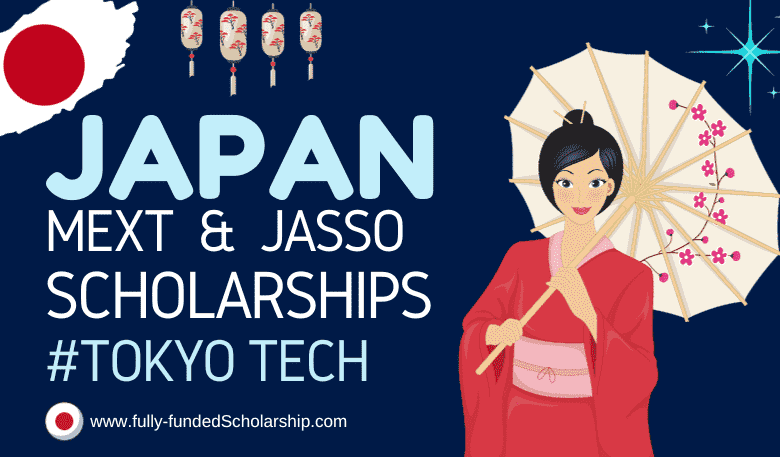 JASSO and MEXT Scholarships 2024 at Tokyo Tech Japan (Tokyo Institute of Technology)